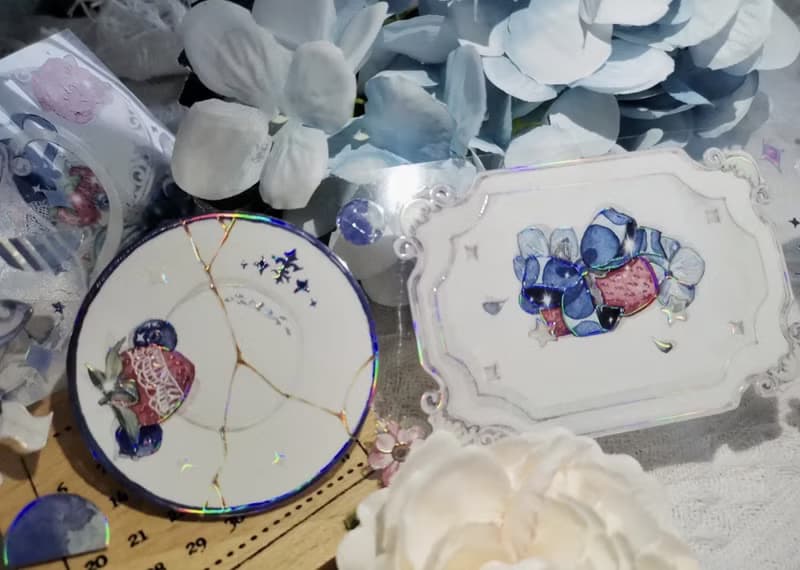 胡椒的盤子 西洋復古餐具 PET 和紙膠帶 虹光 10米卷 台灣製