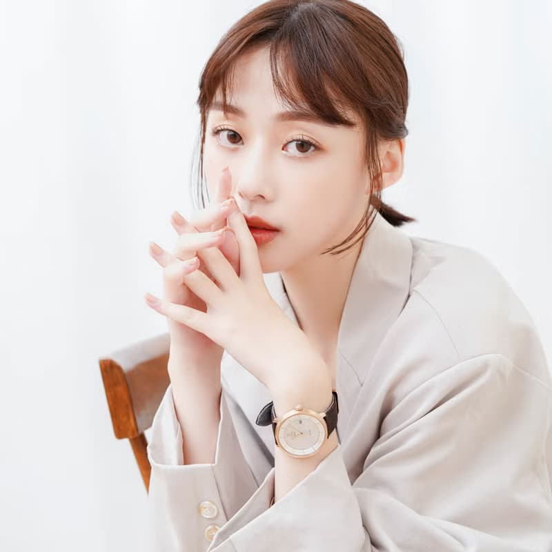 工藝匠心 環保之芯ERICA LIBERT太陽能鳳梨皮帶腕錶-套組復古棕