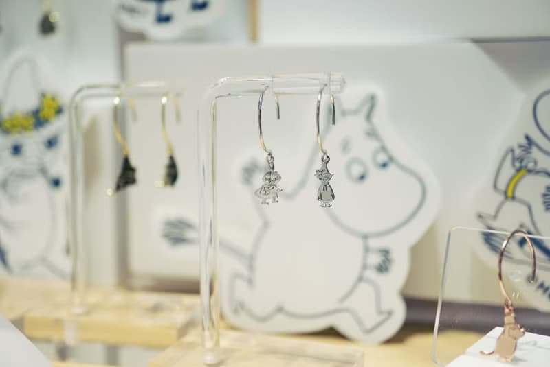 【Moomin】阿美與史力奇純銀耳環