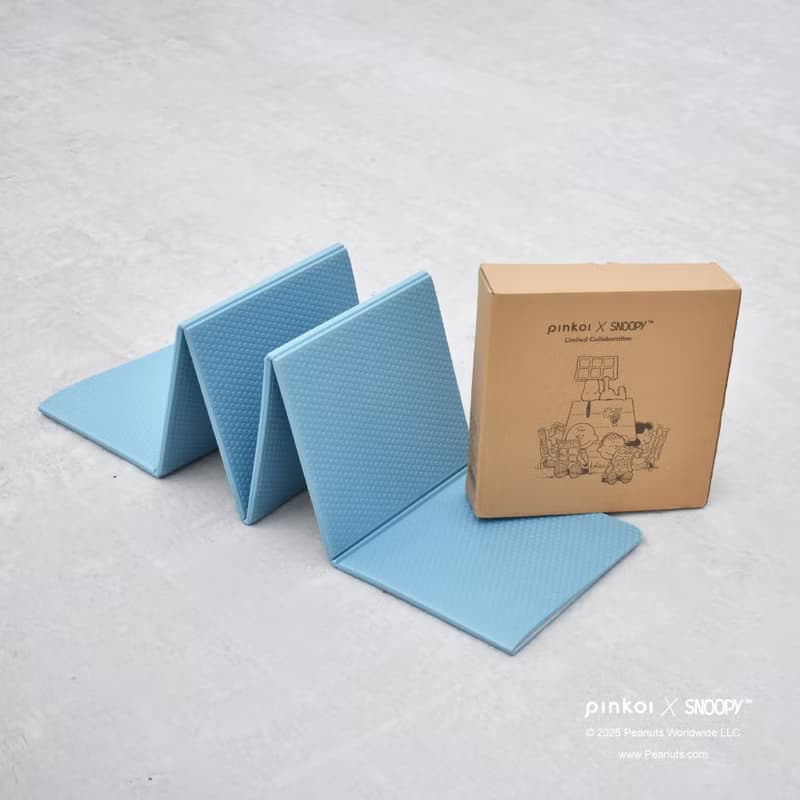 【Pinkoi x SNOOPY】史努比摺疊瑜珈墊+質感提袋| SNOOPY正版授權