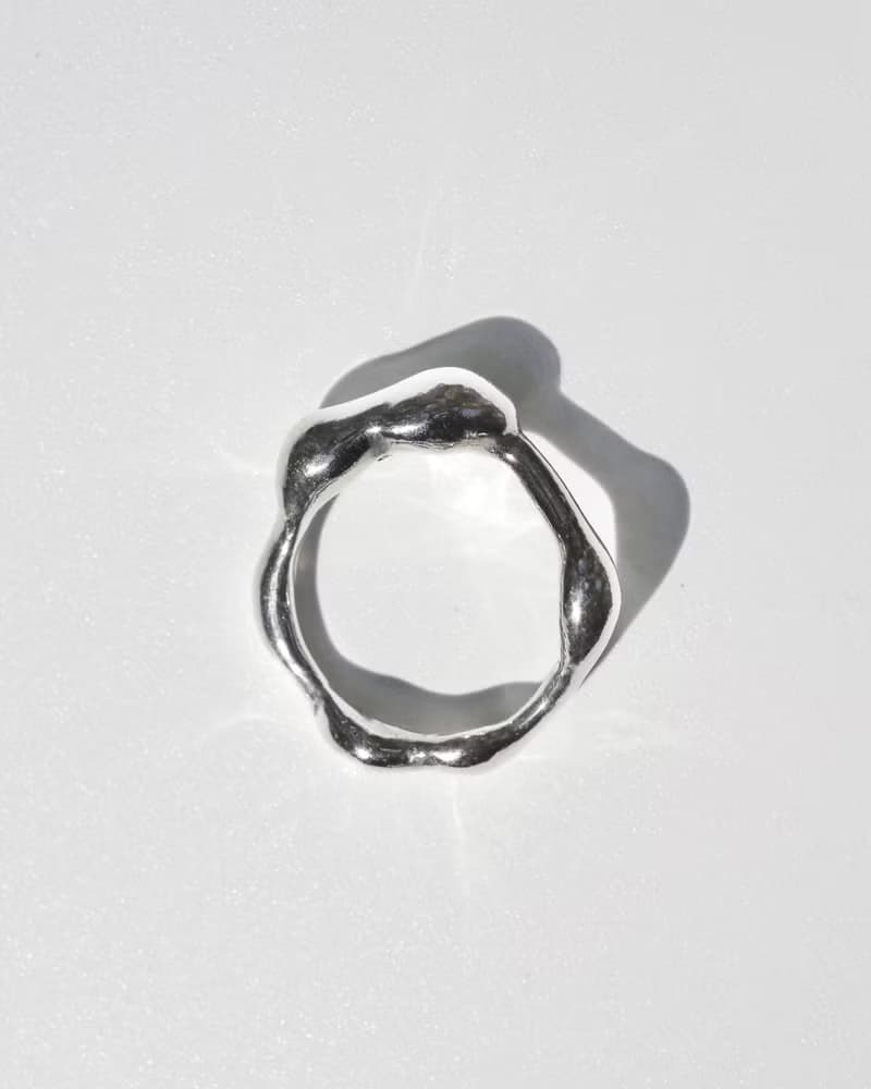 Bulge ring 膨起 純銀戒指