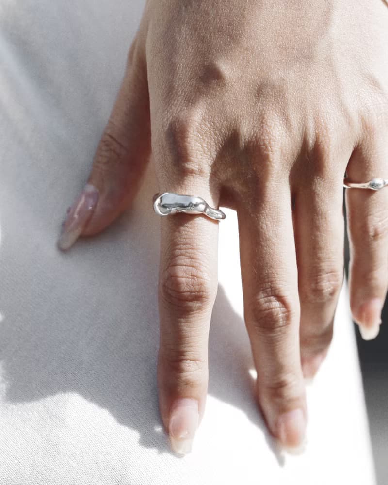 Bulge ring 膨起 純銀戒指