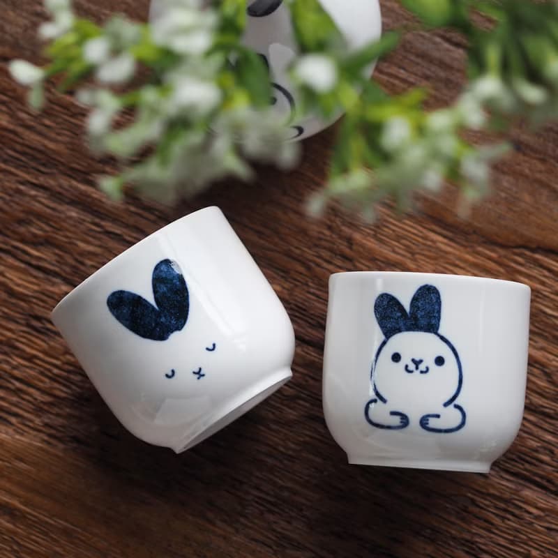 【中秋對杯款】月兔 玉兔 茶酒對杯 南瓜對杯