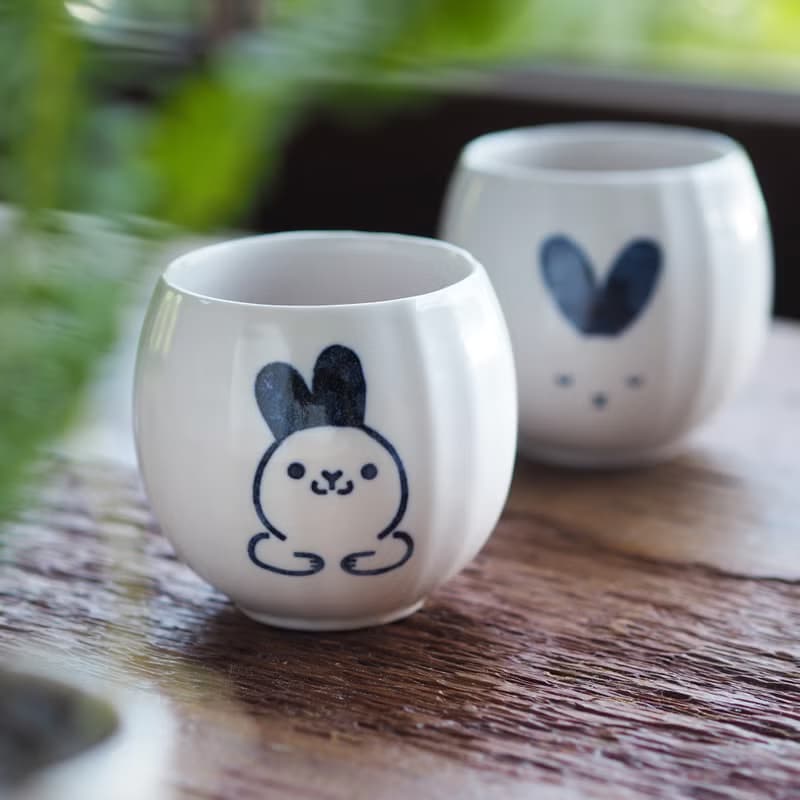 【中秋對杯款】月兔 玉兔 茶酒對杯 南瓜對杯