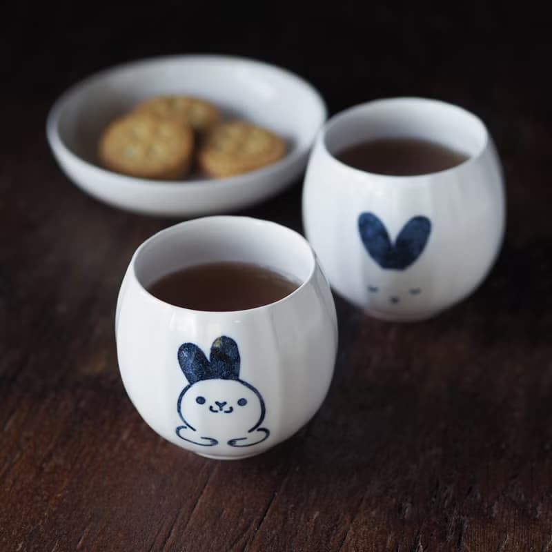 【中秋對杯款】月兔 玉兔 茶酒對杯 南瓜對杯