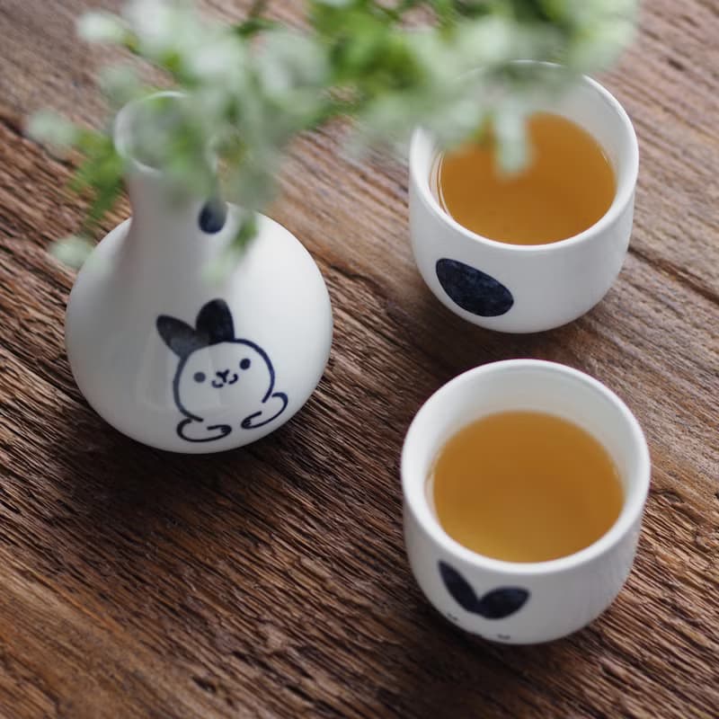 【中秋對杯款】月兔 玉兔 茶酒對杯 南瓜對杯