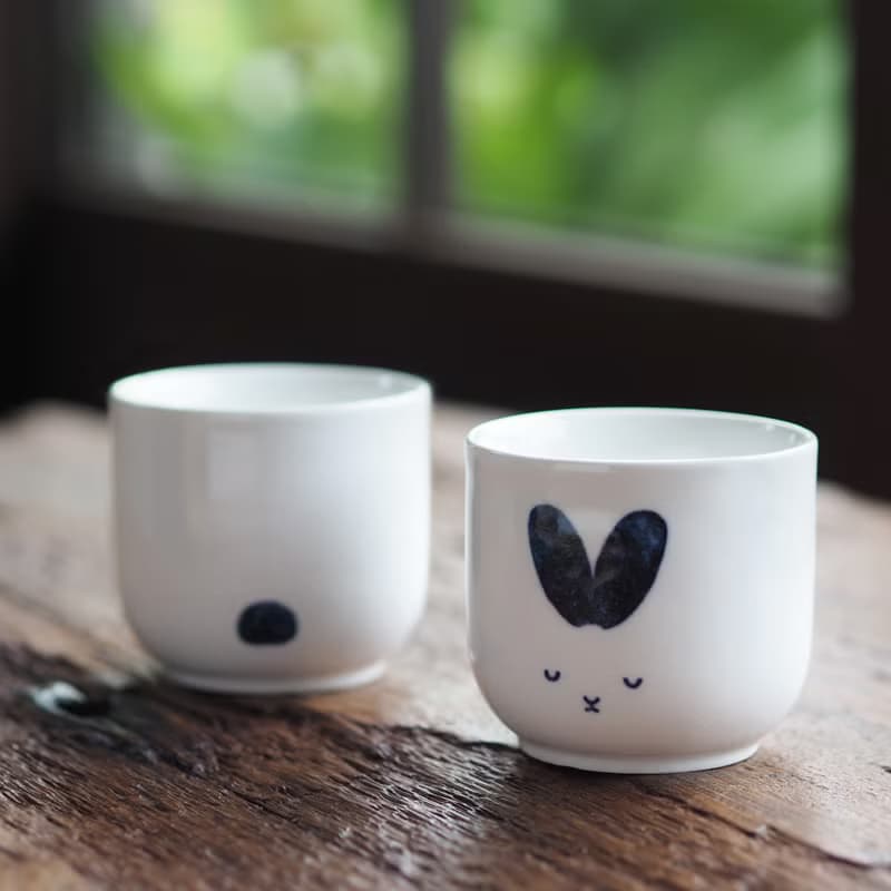 【中秋對杯款】月兔 玉兔 茶酒對杯 南瓜對杯