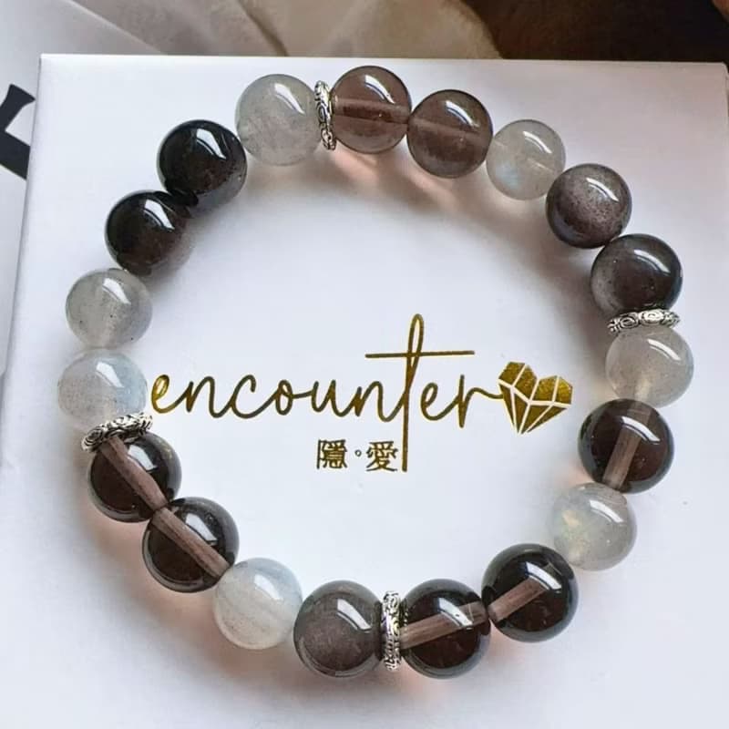 【極晝之眼】冰曜石 。銀曜石。灰月光石