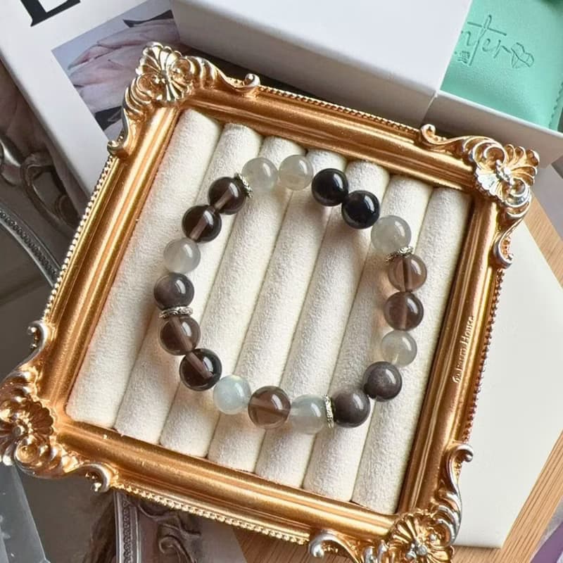 【極晝之眼】冰曜石 。銀曜石。灰月光石