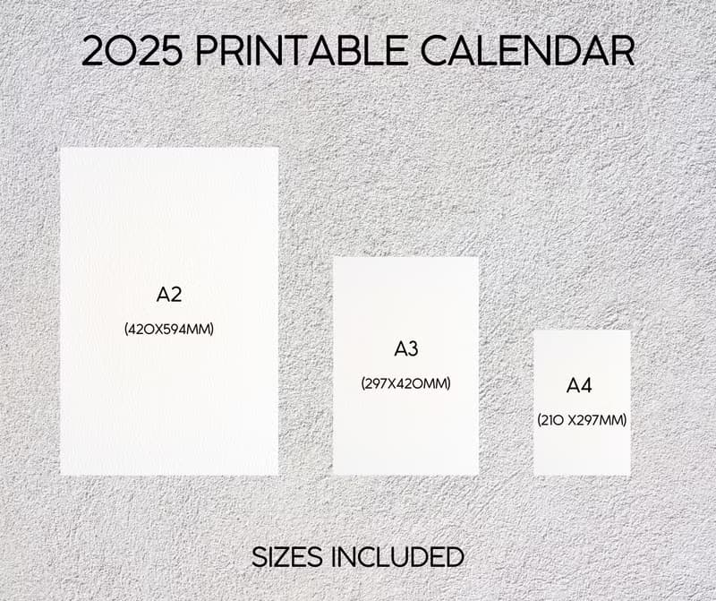 【數位】The Blooming Year 2025 Flower Bouquet Art Poster Calendar, 2025 calendar Landsca