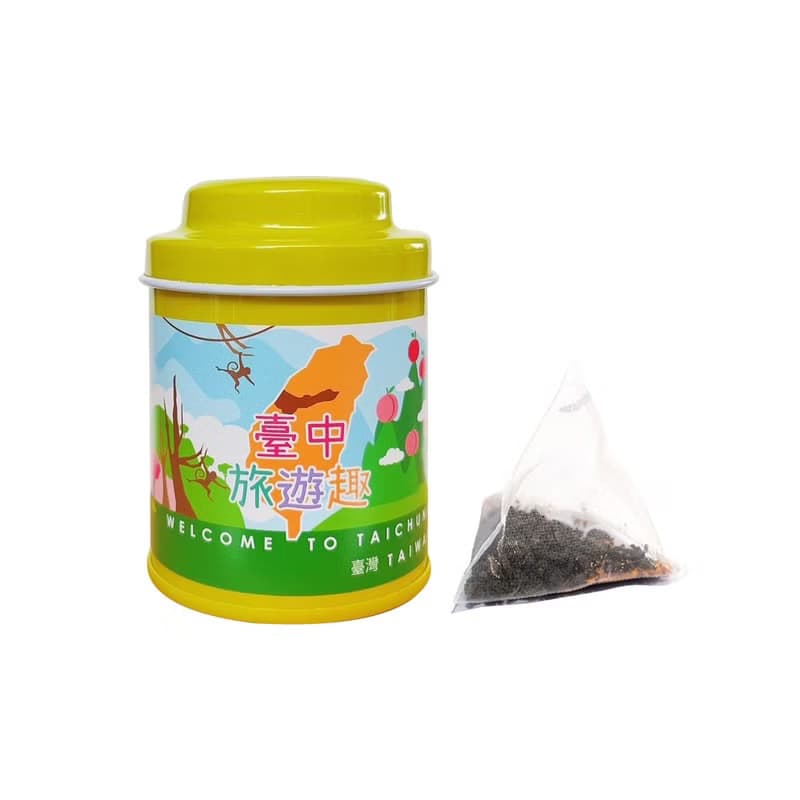 【臺中旅遊趣】無藏 綜合款凍頂花茶三角茶包6入小罐禮盒