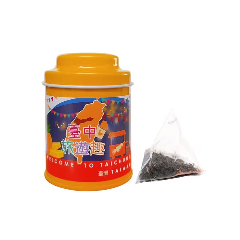 【臺中旅遊趣】無藏 綜合款凍頂花茶三角茶包6入小罐禮盒