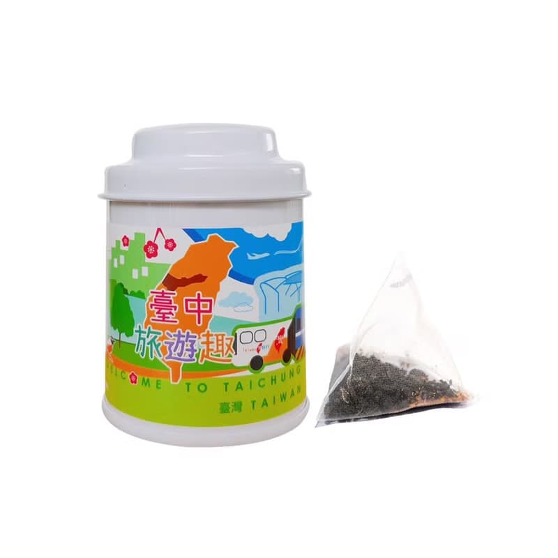 【臺中旅遊趣】無藏 綜合款凍頂花茶三角茶包6入小罐禮盒