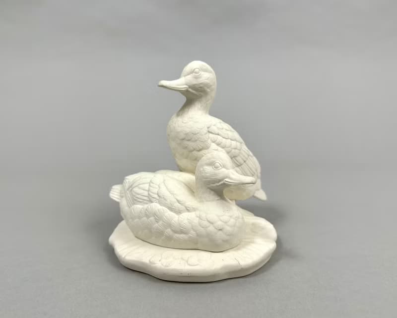 可愛的瓷鴨雕像 德國 Goebel 1960 年代 |復古雕像