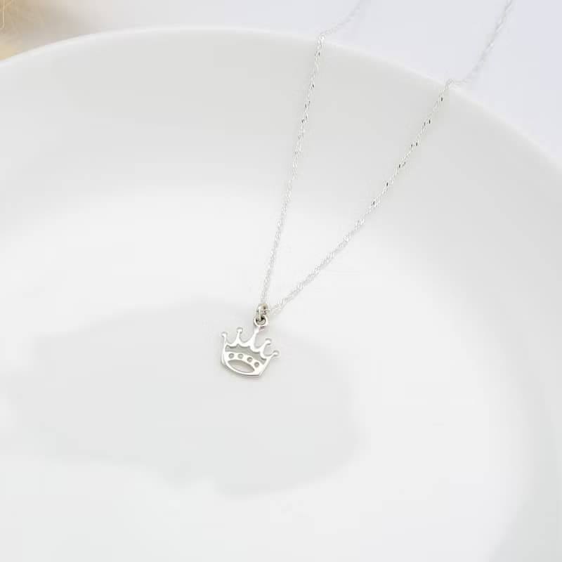 【Angel & Me】女王 國王 皇冠 s925 純銀 項鍊 情人節 生日 禮物