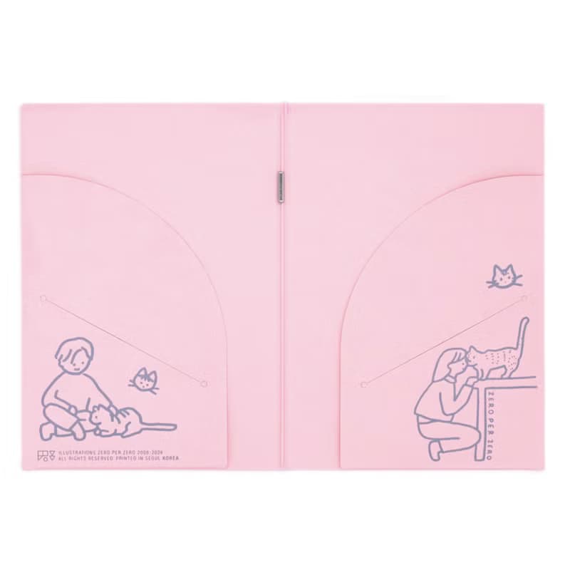 護照套 貓咪 / 粉紅色