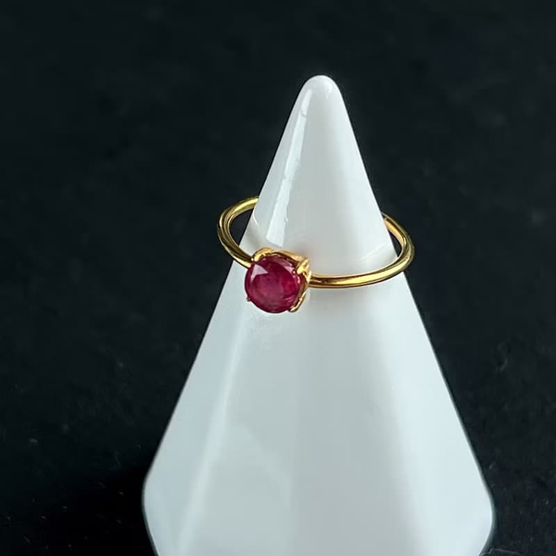 Natural Stone Ring Gift Box
