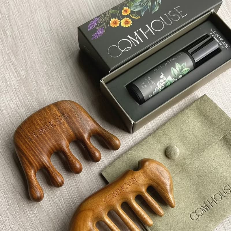 【快速出貨】明星商品 1+1經典組合(覺醒萬用精華油+按摩木梳)