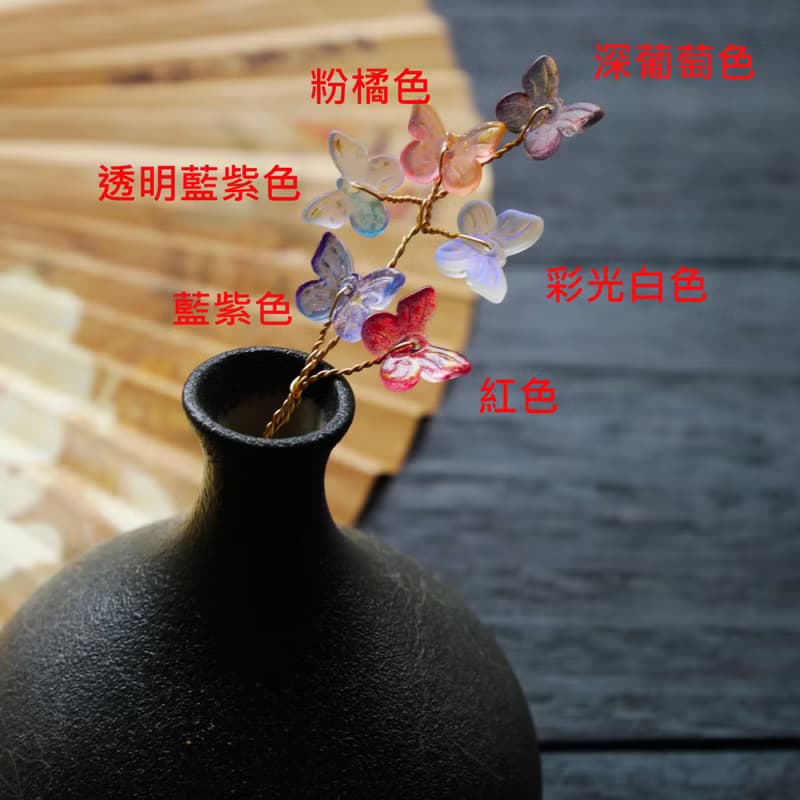 【墨徽閣】 春色髮夾-粉紅色款(暫剩一)
