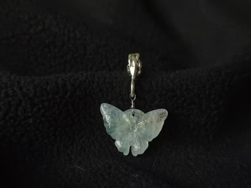 蝴蝶月光石項鍊 | 純銀 項鍊 交換禮物 生日禮物