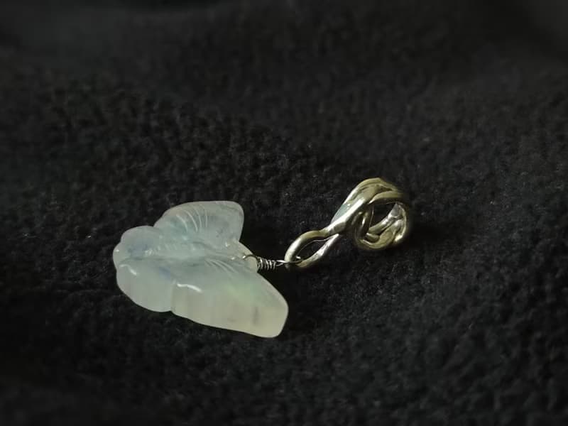蝴蝶月光石項鍊 | 純銀 項鍊 交換禮物 生日禮物