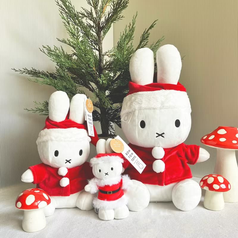 【預購】BON TON TOYS Miffy米菲兔填充玩偶-聖誕兔 23cm/33cm