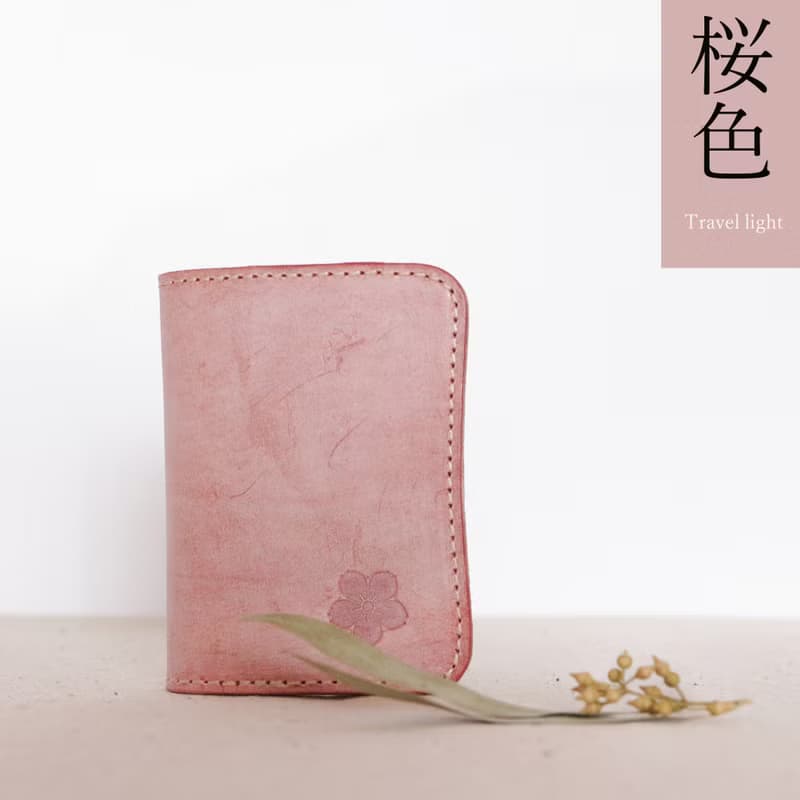 桜ピンク小銭入れカードケース