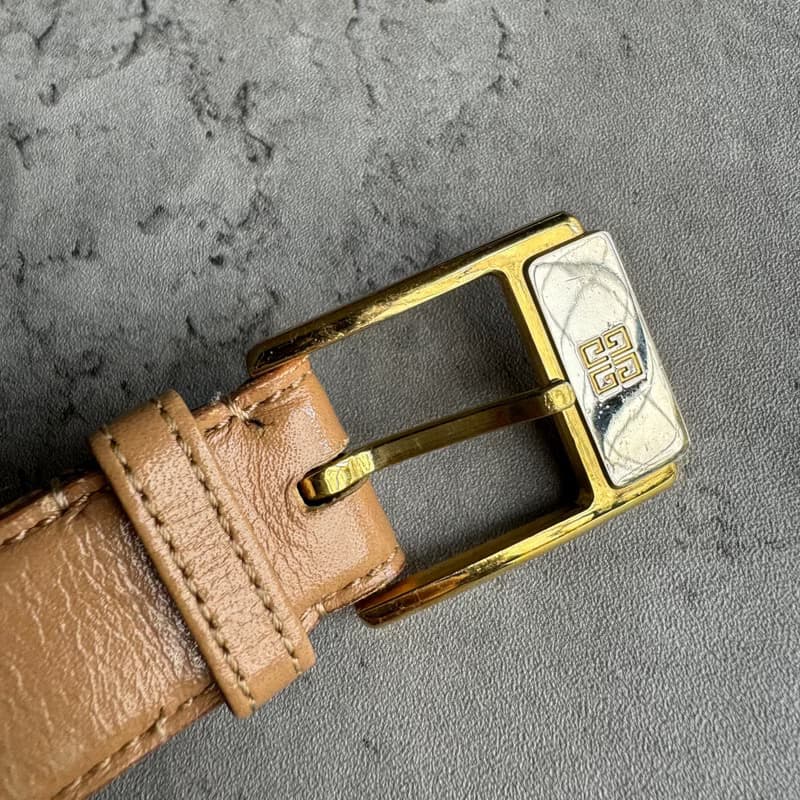中古 Givenchy 紀梵希 幼腰帶 真皮皮帶 85cm