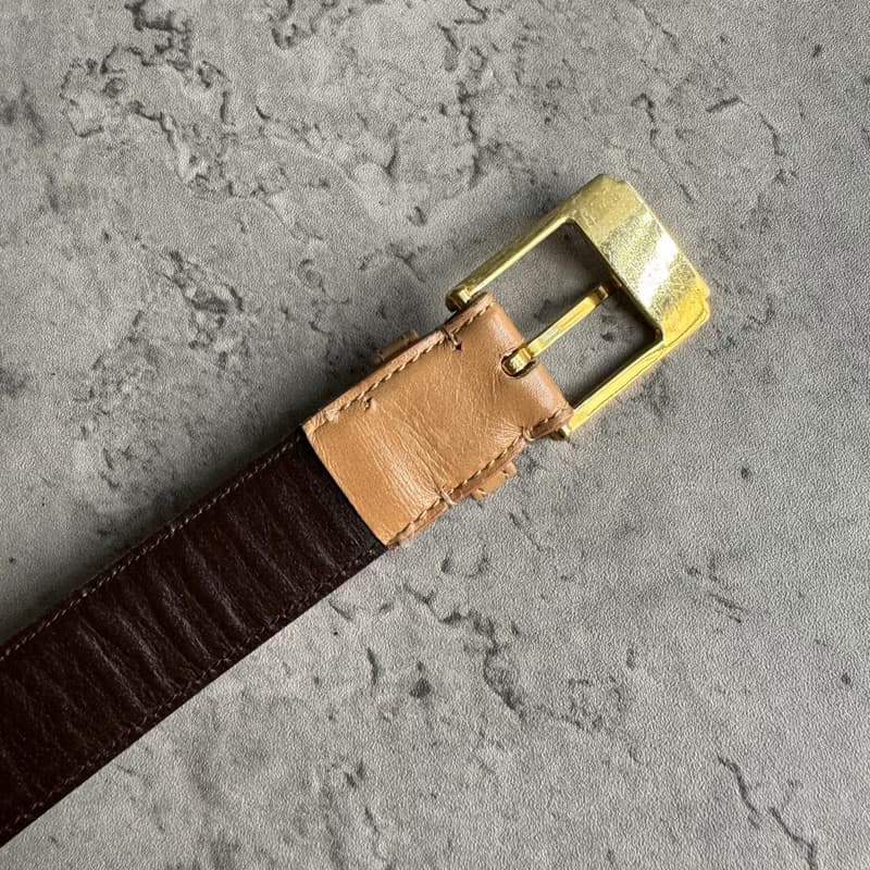 中古 Givenchy 紀梵希 幼腰帶 真皮皮帶 85cm