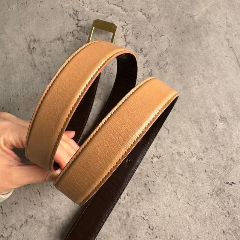 中古 Givenchy 紀梵希 幼腰帶 真皮皮帶 85cm