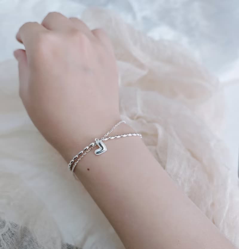 心願925純銀手鍊 女生銀手鏈 送禮飾品 女友生日禮物