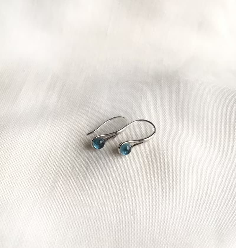 November Birthstone LondonBlueTopza Teardrop Earrings