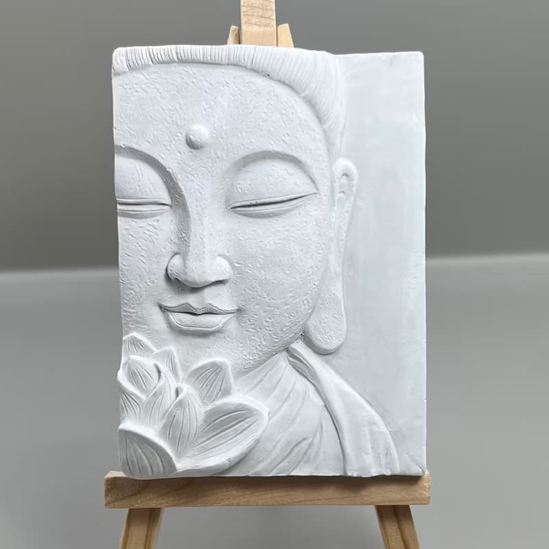 清水模軟裝設計 佛像擺飾(三) 香氛擺件 水泥軟裝 附木架