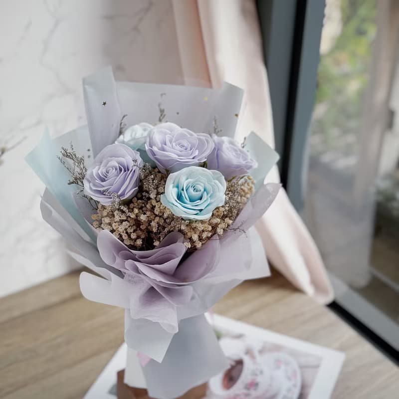 玫瑰 香皂花束(4色挑選) .情人節 七夕 乾燥花 生日禮物