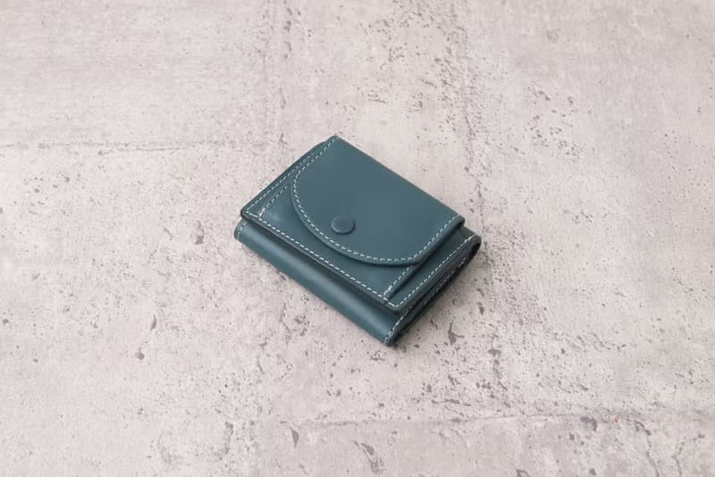 三折迷你短夾 Mini Tri-Fold wallet / 莫蘭迪藍