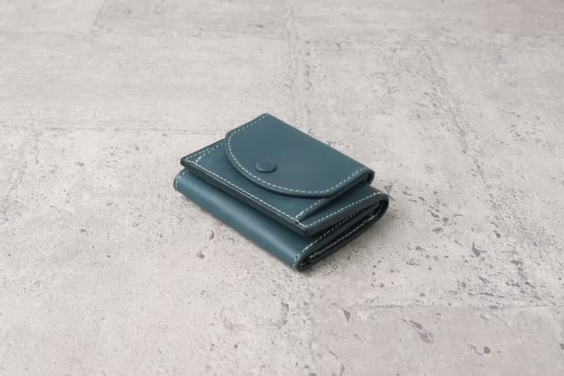 三折迷你短夾 Mini Tri-Fold wallet / 莫蘭迪藍