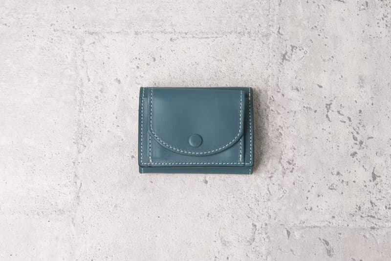 三折迷你短夾 Mini Tri-Fold wallet / 莫蘭迪藍