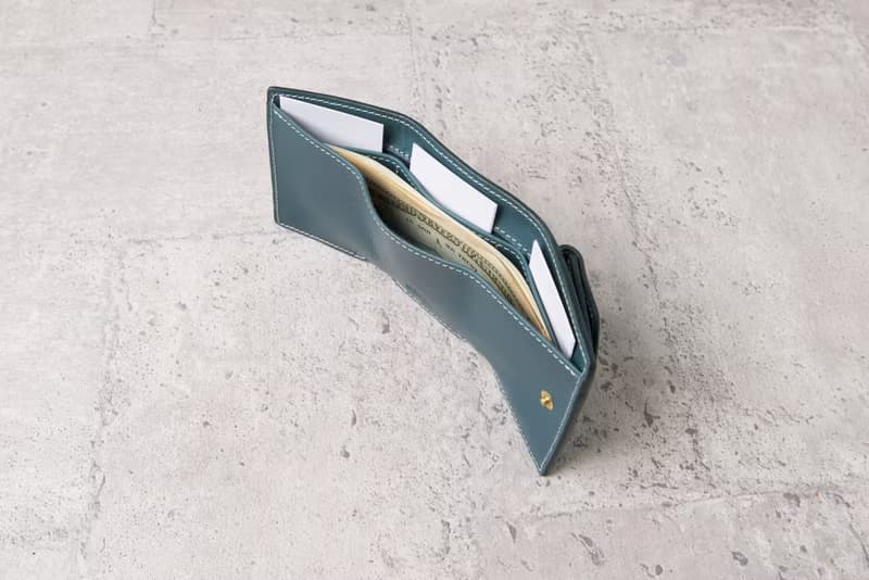 三折迷你短夾 Mini Tri-Fold wallet / 莫蘭迪藍