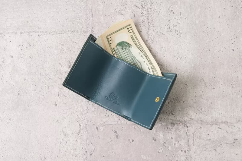 三折迷你短夾 Mini Tri-Fold wallet / 莫蘭迪藍