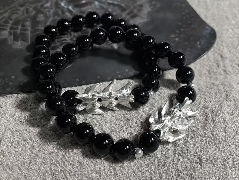 骸骨系列 - 貓尾骨串珠手鍊