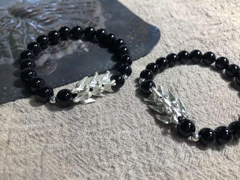 骸骨系列 - 貓尾骨串珠手鍊