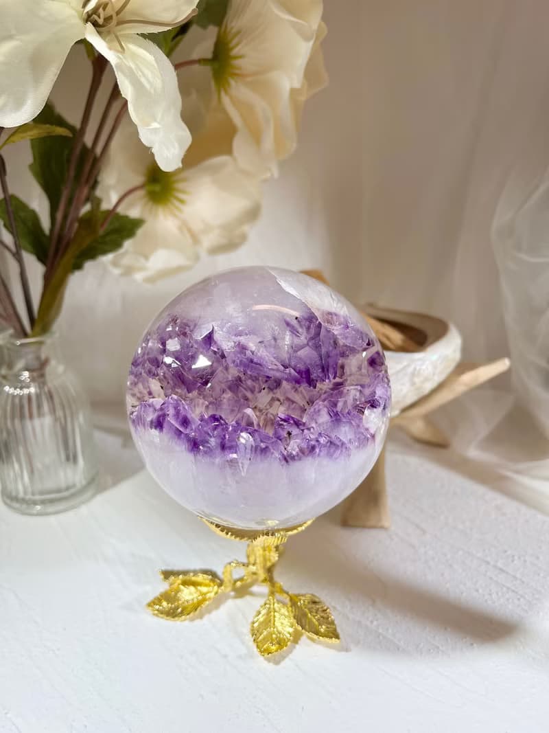 紫晶全拋光稀有開口笑 仙女色 紫羅蘭 晶洞 大牙紫晶 紫晶燈 喬遷