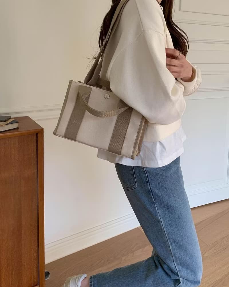 韓國 The Ally | MINI LUNA BAG  | 小 | 米色 | 手袋 單肩包