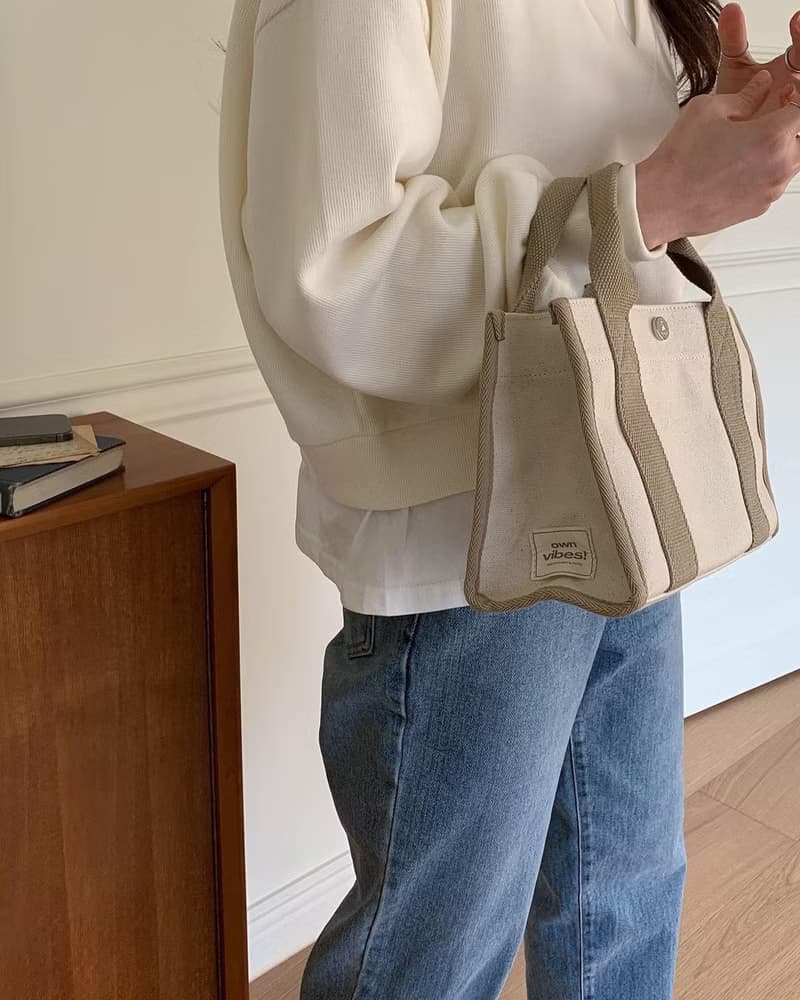 韓國 The Ally | MINI LUNA BAG  | 小 | 米色 | 手袋 單肩包