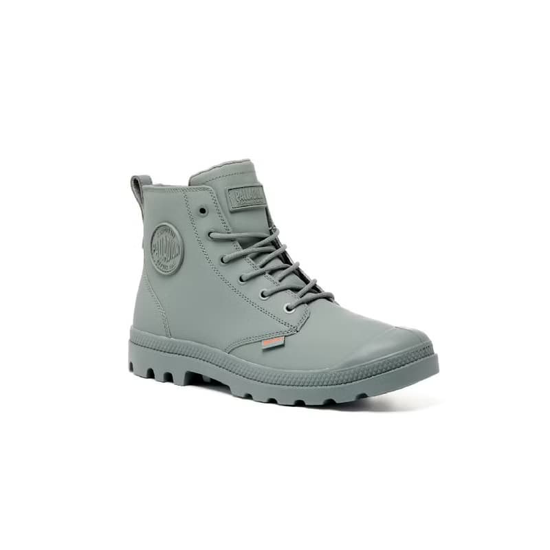 PALLADIUM COATED ZIP 金級皮革橘標拉鍊防水靴74069