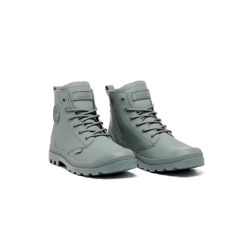 PALLADIUM COATED ZIP 金級皮革橘標拉鍊防水靴74069