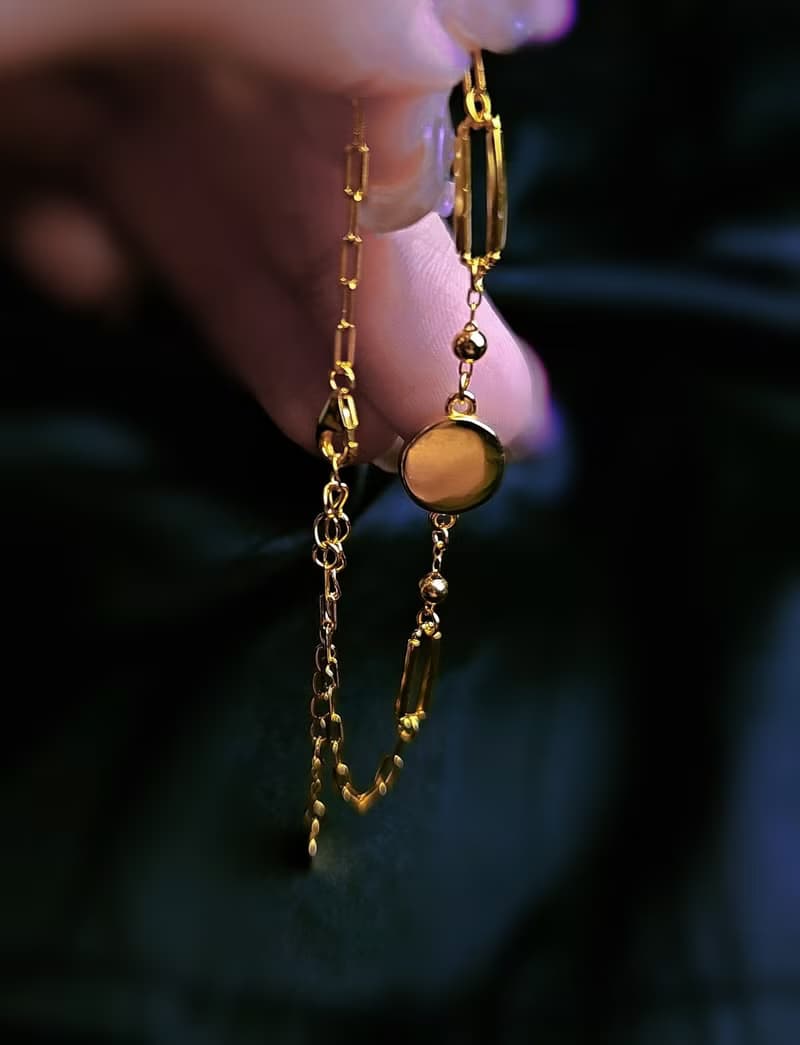 財富•高貴•時尚|歐美風圓無事牌|緬甸A貨翡翠純銀訂製款手鏈