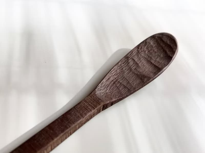 受注制作　鋸目模様の木のマドラー　ブラックウォルナット or チェリー