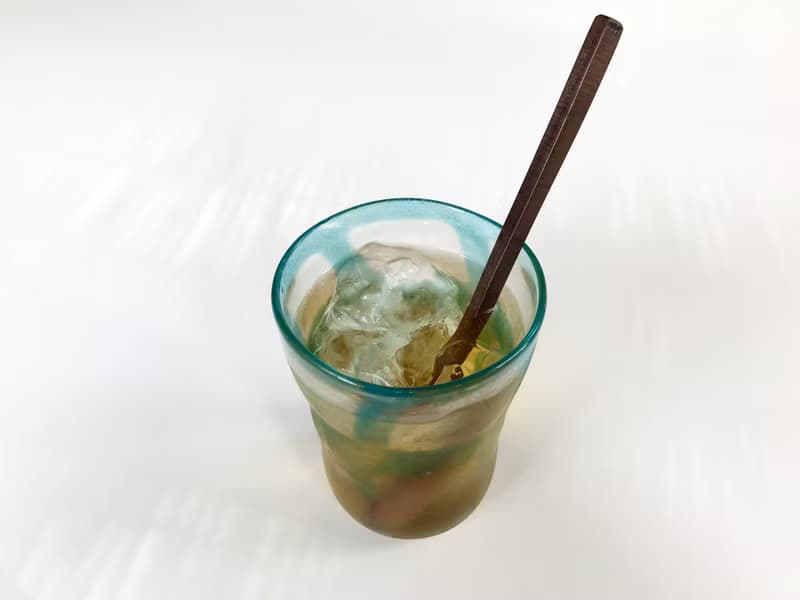 受注制作　鋸目模様の木のマドラー　ブラックウォルナット or チェリー