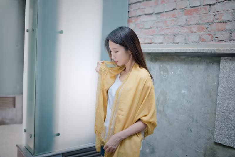 unni蕾絲長絲巾 遮遮曬 擋風 披肩 scarf 圍巾 保暖 保暖 絲巾圍